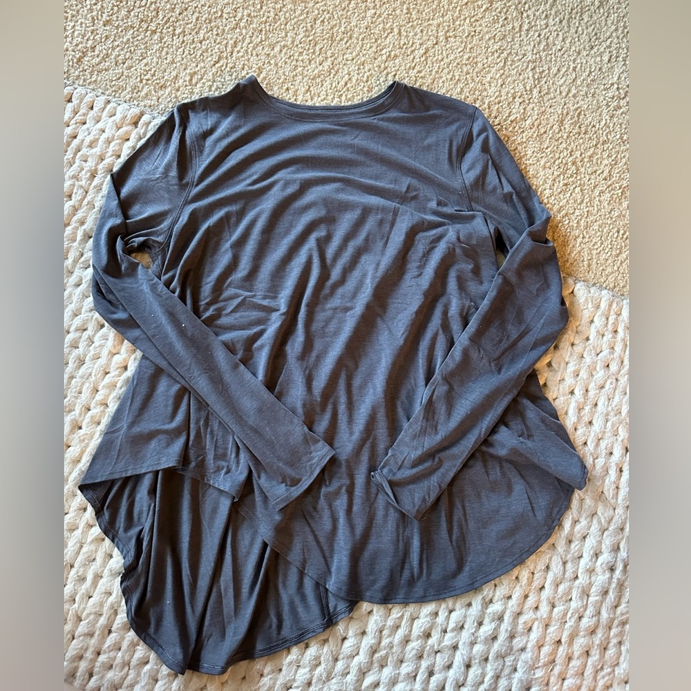 Lululemon asymmetrical hemmed long sleeve